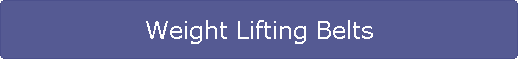 Weight Lifting Belts